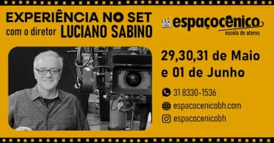 EXPERIÊNCIA NO SET com LUCIANO SABINO em Belo Horizonte