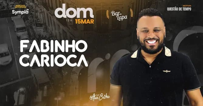 Imagem do FABINHO CARIOCA NO BAR DA LAPA