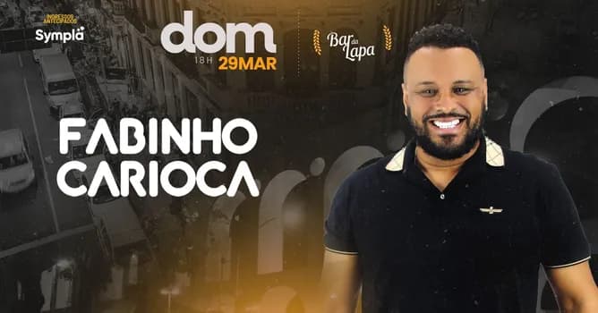 Imagem do FABINHO CARIOCA NO BAR DA LAPA