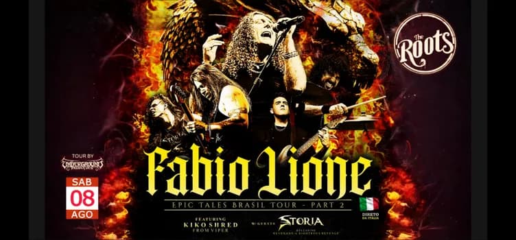 Imagem do Fabio Lione - Tour 2026