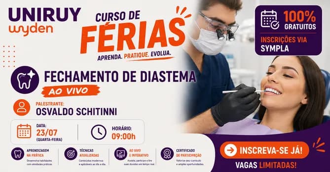 Imagem do Fechamento de Diastema - Ao vivo