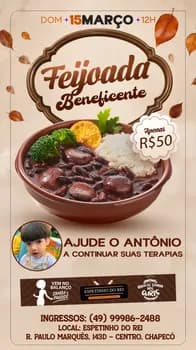 Imagem do Feijoada Beneficente pró Antônio
