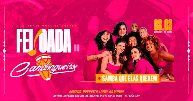 Imagem do FEIJOADA DAS MULHERES com SAMBA QUE ELAS QUEREM