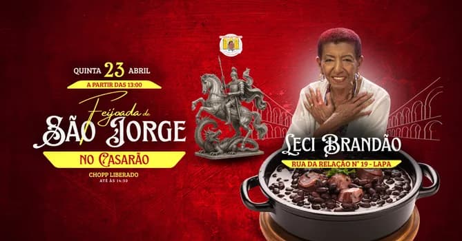 Imagem do FEIJOADA DE SAO JORGE: LECI BRANDÃO