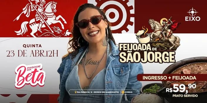 Imagem do FEIJOADA DE SÃO JORGE: PAGODE DA BETA
