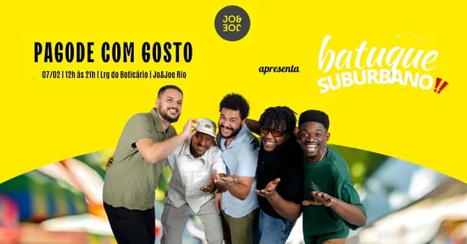 Imagem do Feijuca com Samba apresenta: Batuque Suburbano