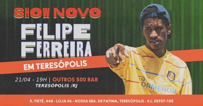 Imagem do Felipe Ferreira - Novo Show  - Comedy Day Outros 500
