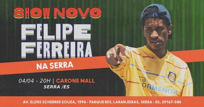 Imagem do FELIPE FERREIRA: SHOW NOVO NA SERRA