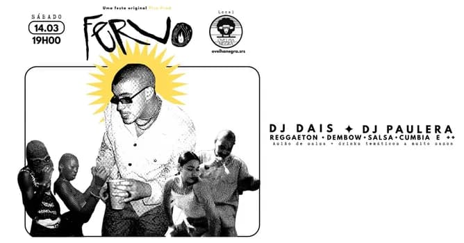 Imagem do FERVO - Dj Dais & Dj Paulera - Festa latina
