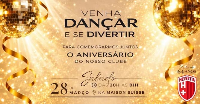 Imagem do FESTA DE ANIVERSÁRIO DO CLUBE HELVETIA