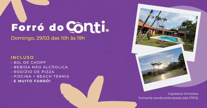 Imagem do Festa do Conti | 1 ano + Reinauguração