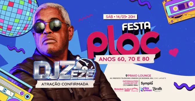 Imagem do FESTA PLOC - O MAIOR FLASHBACK - DJ ZEZE