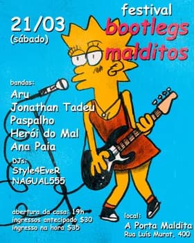 Imagem do FESTIVAL BOOTLEG MALDITOS na A PORTA MALDITA