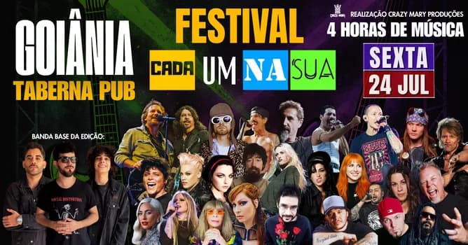 Imagem do Festival Cada Um Na Sua em Goiânia/GO