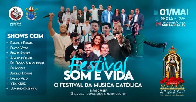Imagem do Festival Católico Som e Vida 2026