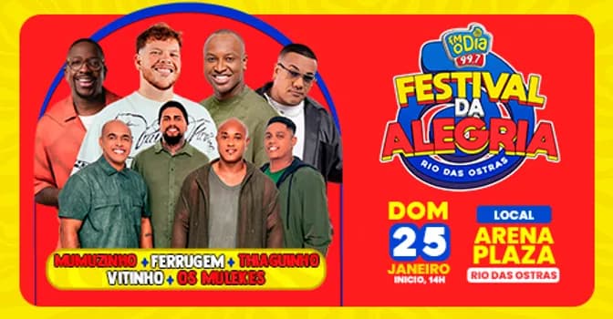 Imagem do Festival da Alegria - Rio das Ostras