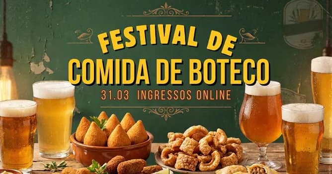 Imagem do Festival de Comida de Boteco | Edição de Março
