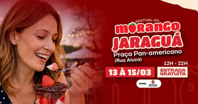 Imagem do FESTIVAL DO MORANGO DE JARAGUÁ