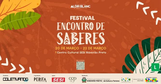 Imagem do Festival Encontro de Saberes