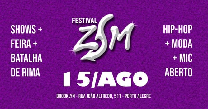 Imagem do FESTIVAL ZSM