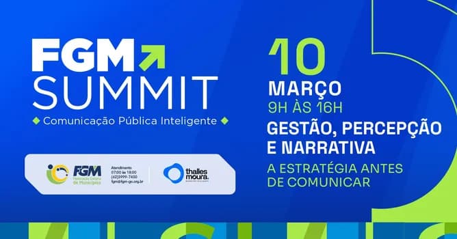 Imagem do FGM SUMMIT - Comunicação Pública Inteligente
