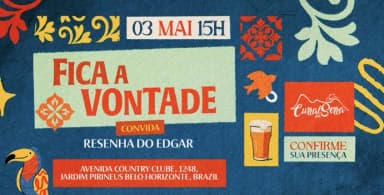 FICA A VONTADE | CURRAL DA SERRA | 03-05 em Belo Horizonte