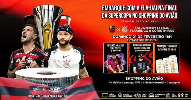 Imagem do FINAL DA SUPERCOPA - FLAMENGO E CORINTHIANS | 01/02