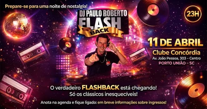 Imagem do Flashback com DJ Paulo Roberto