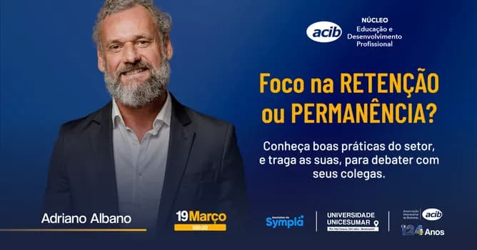 Imagem do Foco na RETENÇÃO ou PERMANÊNCIA?