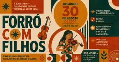 Forró com Filhos - Agosto em São Paulo