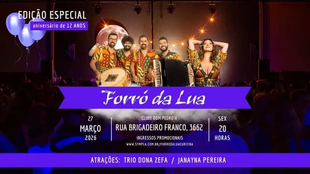 Imagem do Forró da Lua - 2026 - Lua Cheia de Março