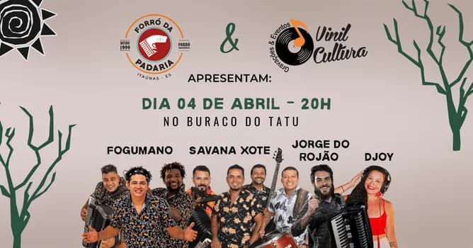 Imagem do FORRÓ DA PADARIA - 04 DE ABRIL DE 2026