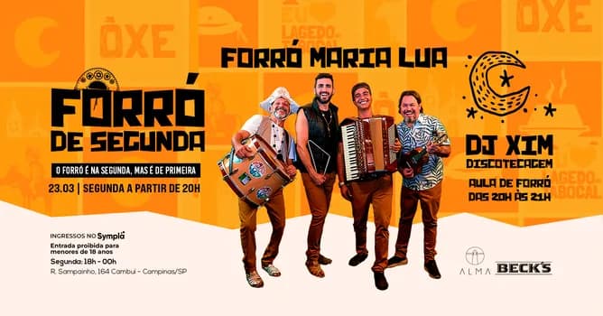 Imagem do FORRÓ DE SEGUNDA NO ALMA CAMPINAS | 23.03