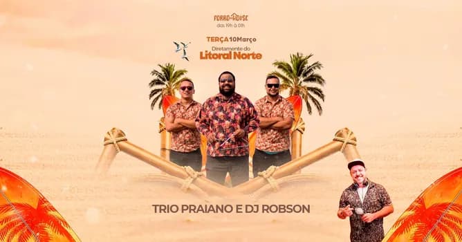 Imagem do Forró Na House - Trio Praiano