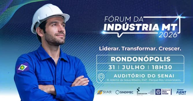 Imagem do Fórum da Indústria 2026 - Rondonópolis