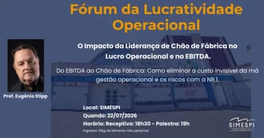 FORUM DA LUCRATIVIDADE OPERACIONAL em Piracicaba