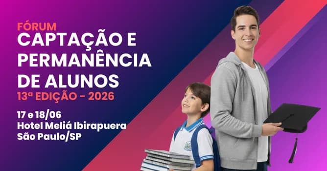 Imagem do Fórum de Captação e Permanência de Alunos 2026