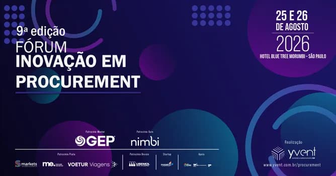 Imagem do FÓRUM DE INOVAÇÃO EM PROCUREMENT 2026