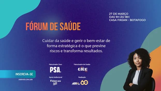 Imagem do FÓRUM DE SAÚDE 2026