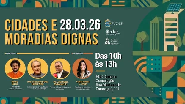 Imagem do Fórum I - Cidades e Moradias Dignas | ADCE Jovem SP
