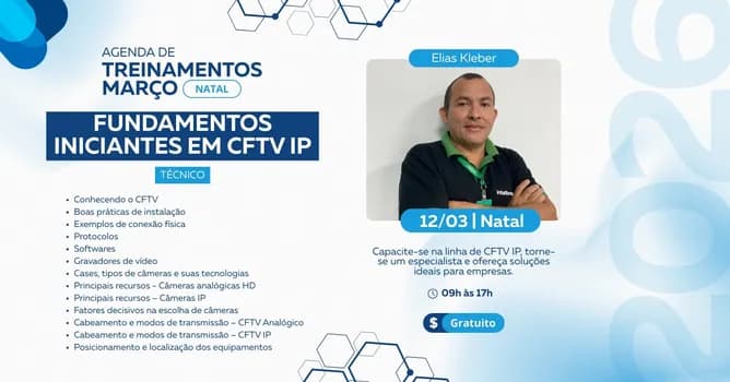 Imagem do FUNDAMENTOS INICIANTES EM CFTV IP