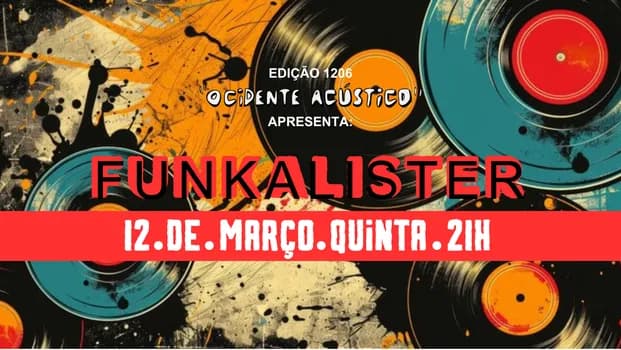 Imagem do Funkalister  -  "Ocidente Acústico"
