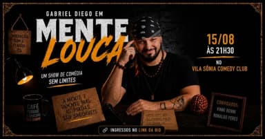 Gabriel Diego em Mente Louca em São Paulo