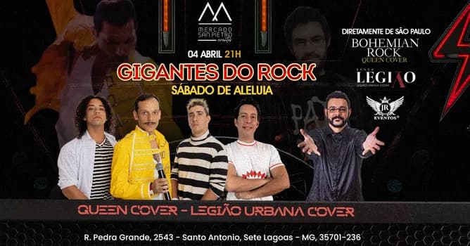 Imagem do GIGANTES DO ROCK  SÁBADO DE ALELUIA