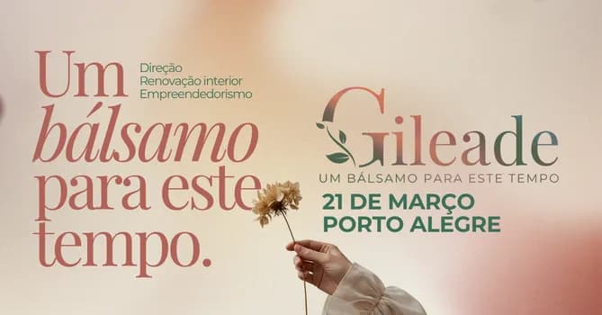 Imagem do GILEADE - Um bálsamo para este tempo