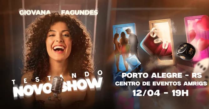 Imagem do GIOVANA FAGUNDES - NOVO SHOW