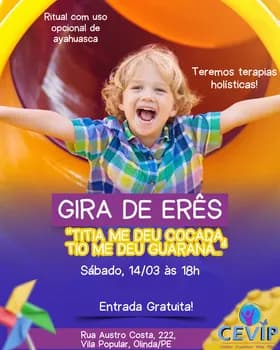 Imagem do Gira de Umbanda - Erês (CEVIP)
