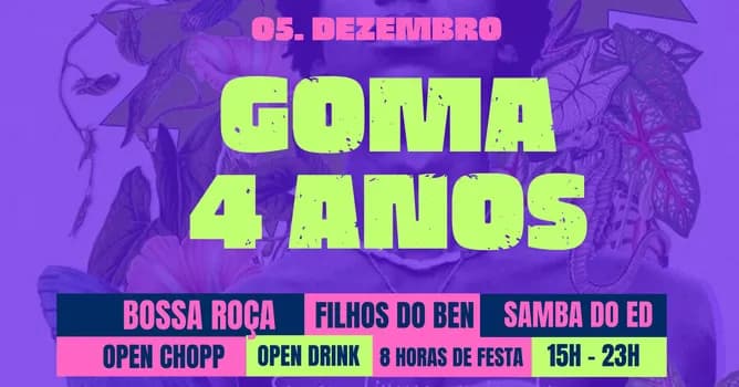 Imagem do GOMA 4 ANOS