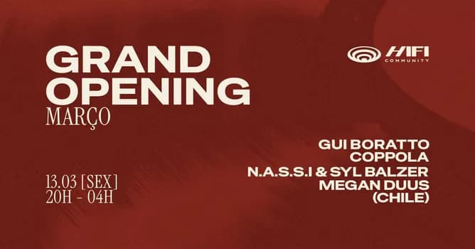 Imagem do GRAND OPENING HIFI COMMUNITY