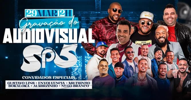 Imagem do GRAVAÇÃO AUDIO VISUAL GRUPO SP5 NO VÍLLAGE